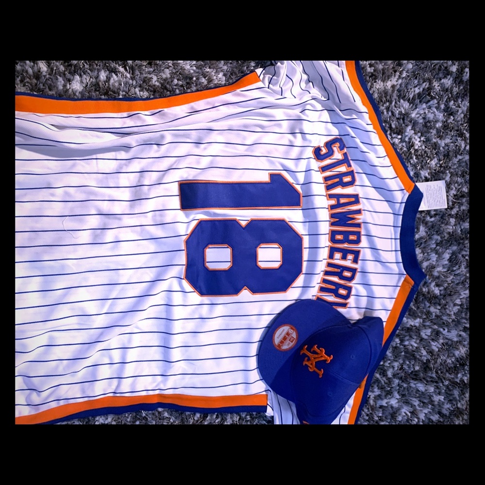 Darryl Strawberry Stitched Jersey